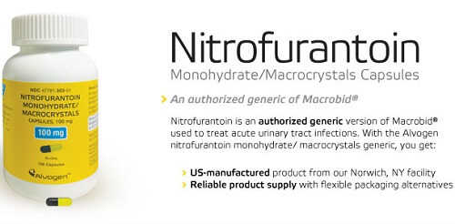 Thuốc kháng sinh nitrofurantoin chữa đau tinh hoàn